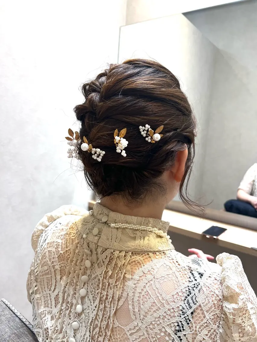 🍀ヘアセット🍀 【アップ】の写真