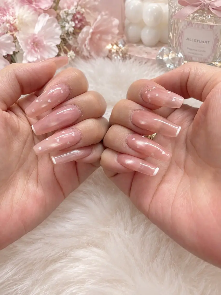 ネイル ホワイト ハンドネイル R@nail🫧町田 🫧らんのネイルデザイン
