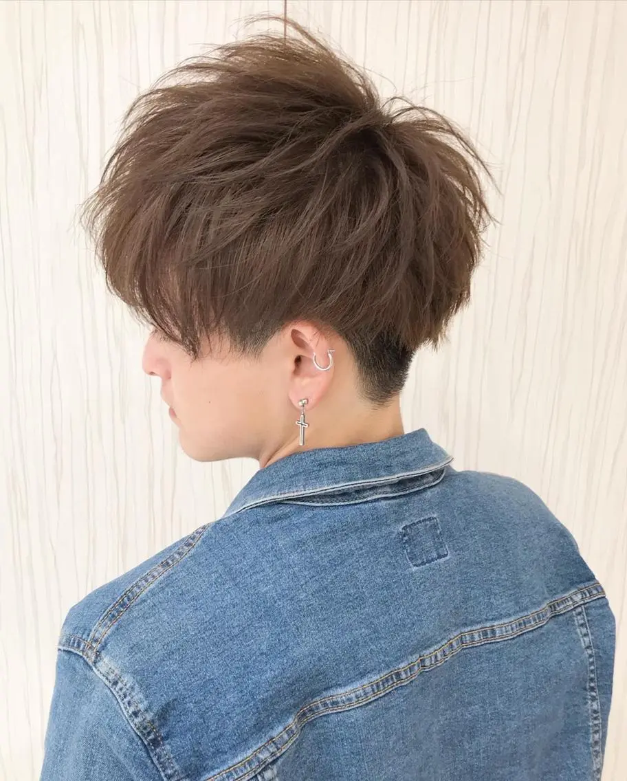 【✨カットモデル募集✨】メンズカット【メンズショート・マッシュショート・センターパート・アップバング・刈り上げショート】の写真