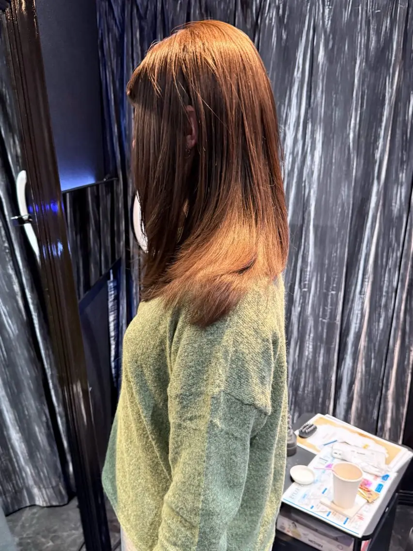 ミディアム カラー カット ヘアカラー トリートメント mai / linoah˚✧のヘアスタイル