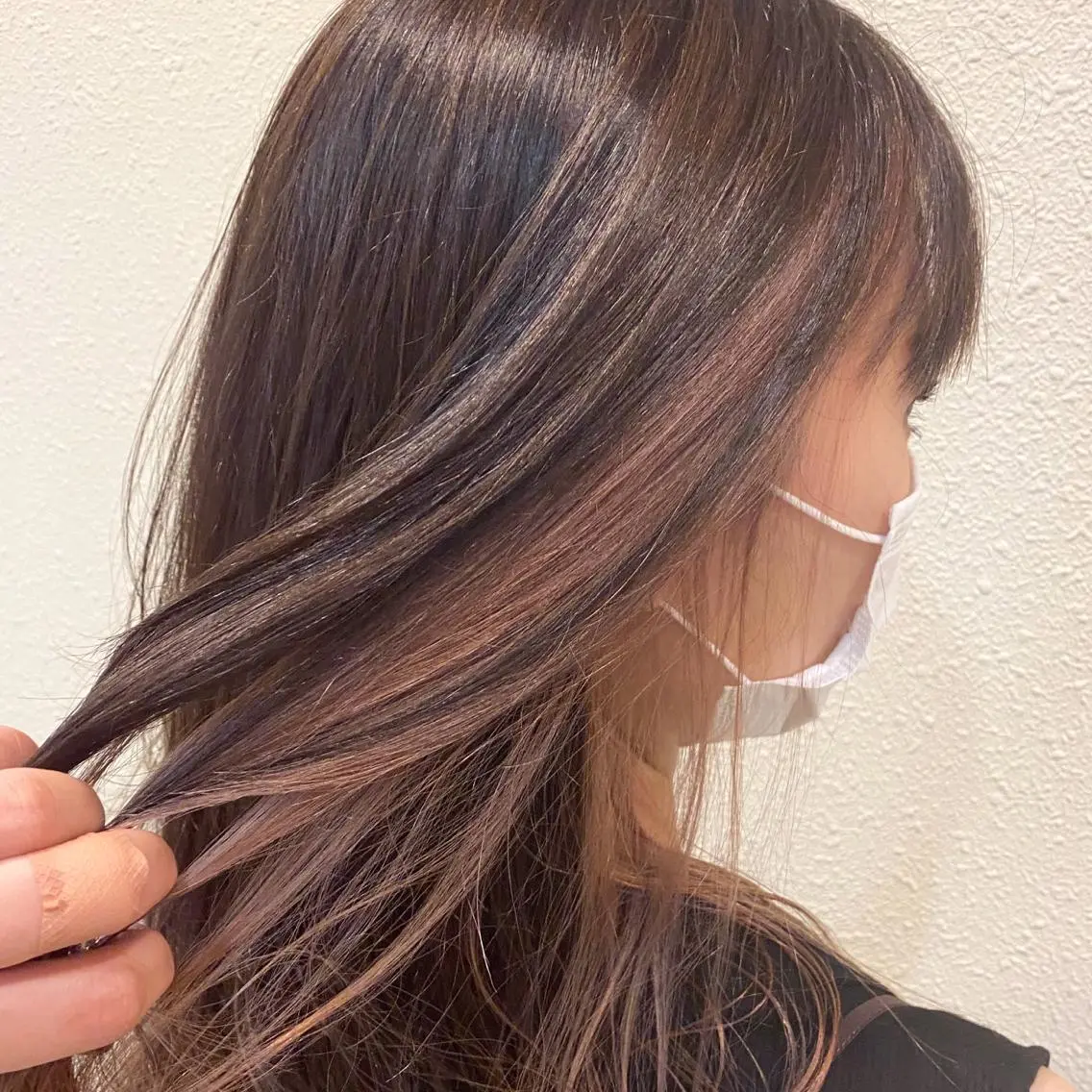 セミロング ヘアカラー トリートメント 中川 茜里のヘアスタイル