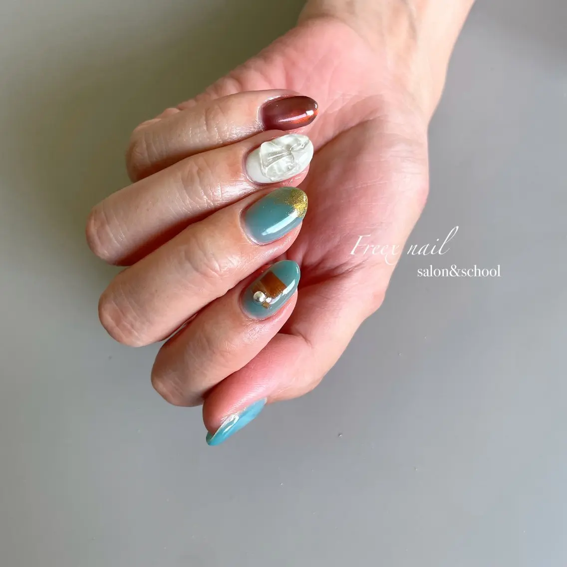 ネイル ニュアンスネイル ハンドネイル ハンドケア freex nail /ニュアンス/個性派のネイルデザイン
