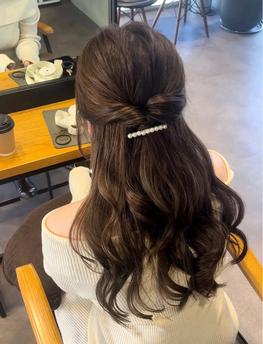 ロング カラー パーマ ヘアアレンジ 佐藤優太朗 似合わせ/髪質改善のヘアスタイル
