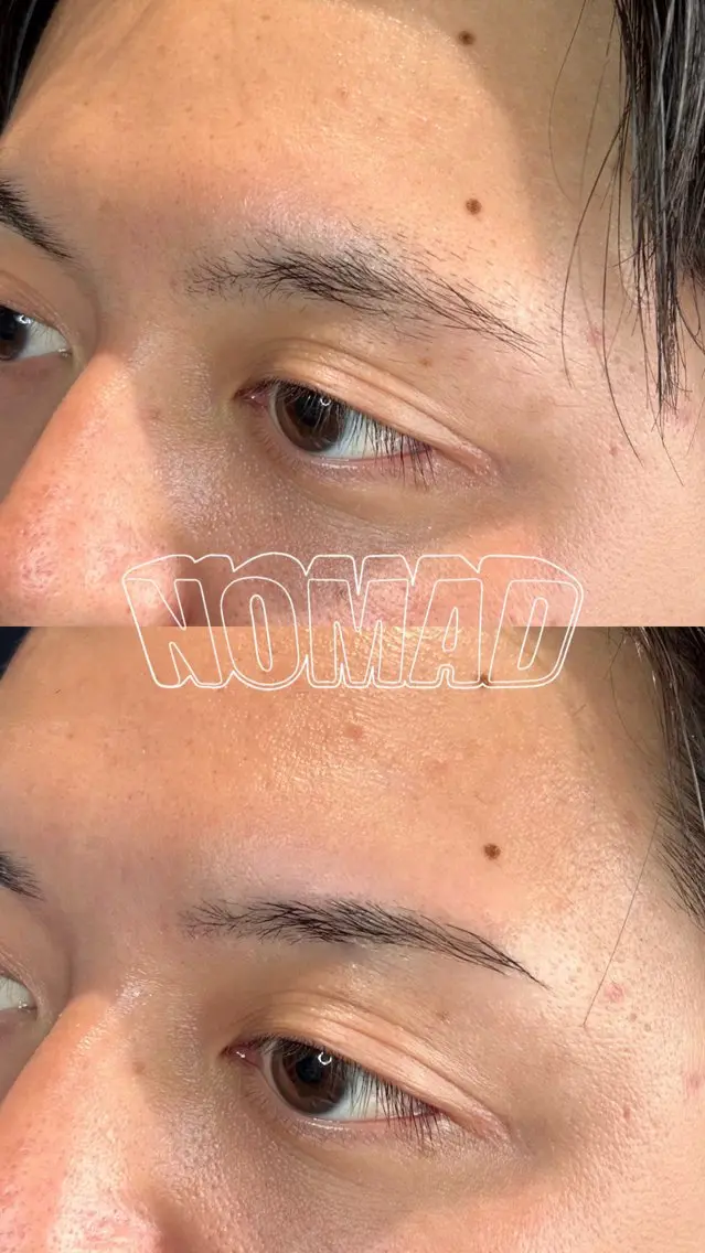 メンズ アイブロウ ワックス脱毛 眉カット 長堀橋/NOMAD メンズアイブロウaiの眉毛・アイブロウイメージ