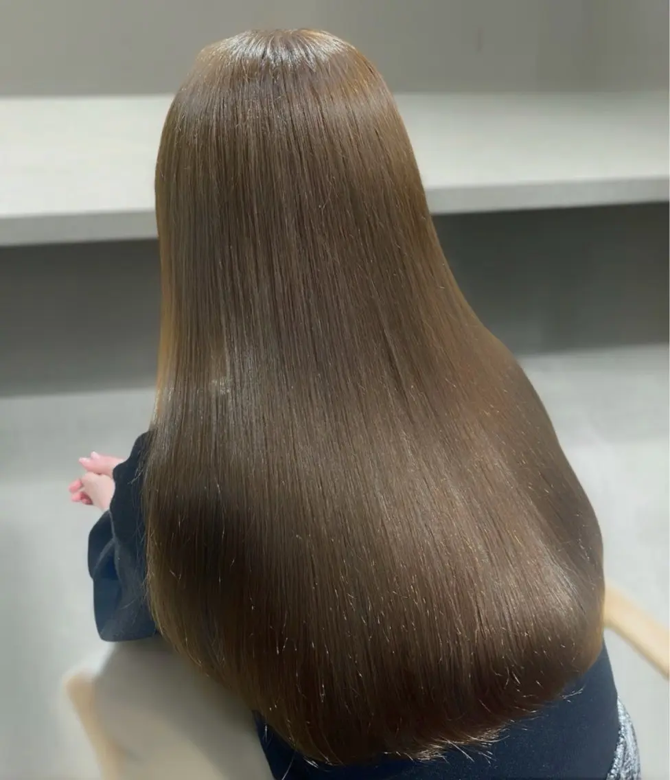 ロング 髪質改善 トリートメント 酸熱トリートメント 髪質改善メニュー 長井 美佐子のヘアスタイル
