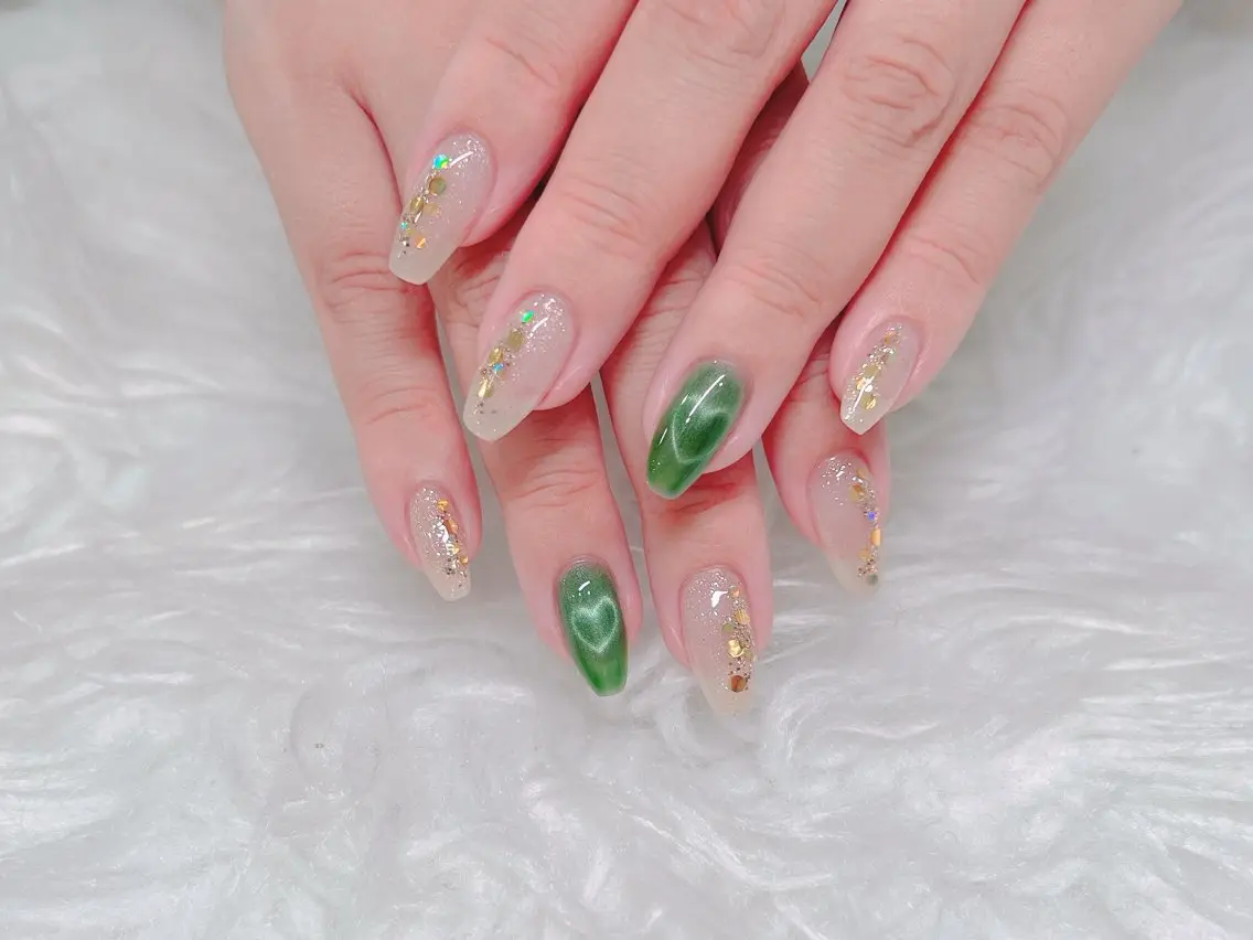 ネイル ハート ハンドネイル 🌷 Ryoko🌷のネイルデザイン
