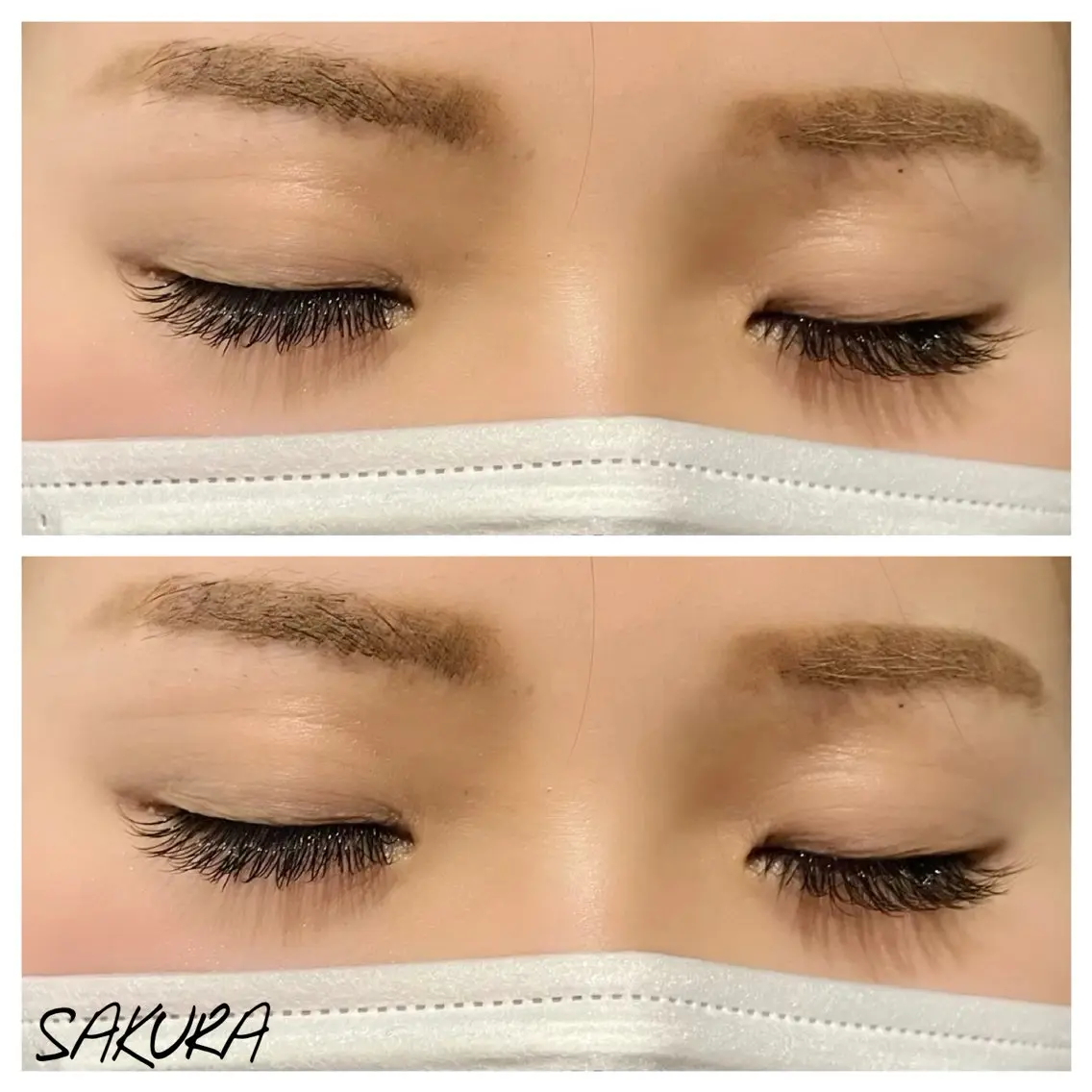 マツエク・マツパ カラーマツエク フラットラッシュ EYE405 SAKURAのマツエク・マツパデザイン