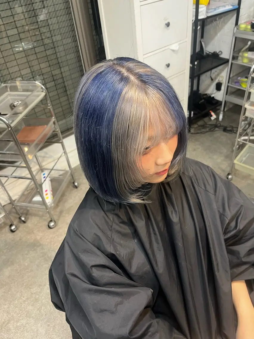 カラー ブリーチ デザインカラー ダブルカラー fifth ／メンズ カット ／ コハのヘアスタイル