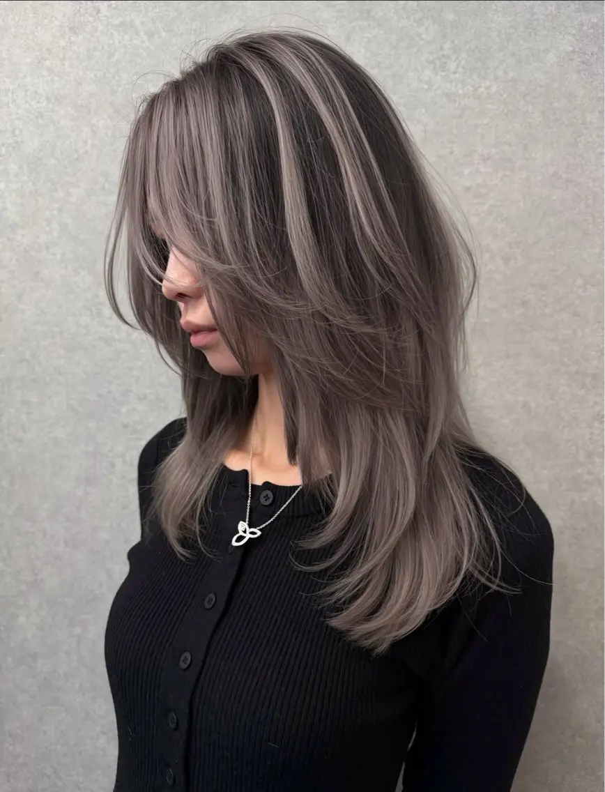 ミディアム ミディアムレイヤー レイヤーカット 🎀HINA🎀 SENSE.のヘアスタイル