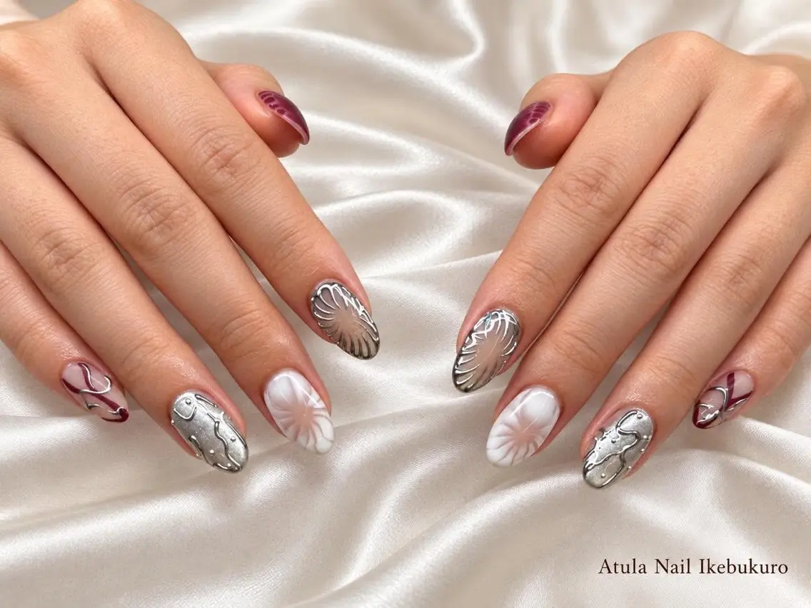 ネイル ハンドネイル ATULA nail Mariのネイルデザイン