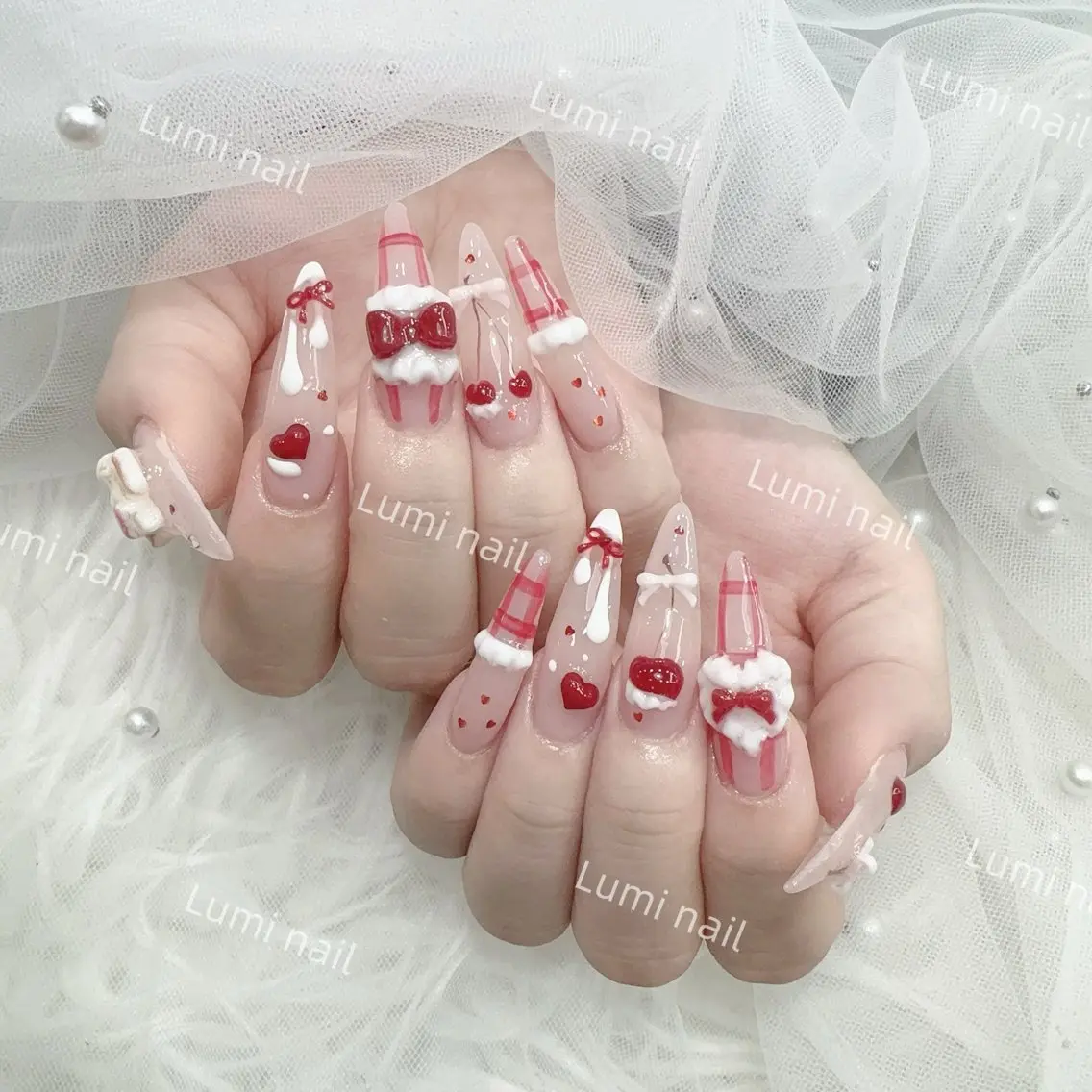 ネイル フットネイル ジェルネイル キラキラネイル オフィスネイル ピンク Lumi Nail Salonのネイルデザイン