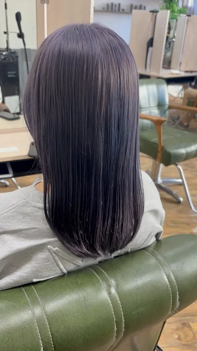 セミロング カラー 🐰K+Plus🐰 まゆ🐰のヘアスタイル