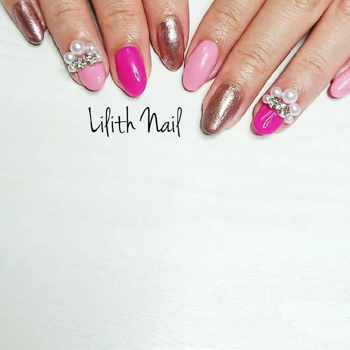 ネイル アートネイル 持ち込み ハンドネイル Lilith Nailのネイルデザイン
