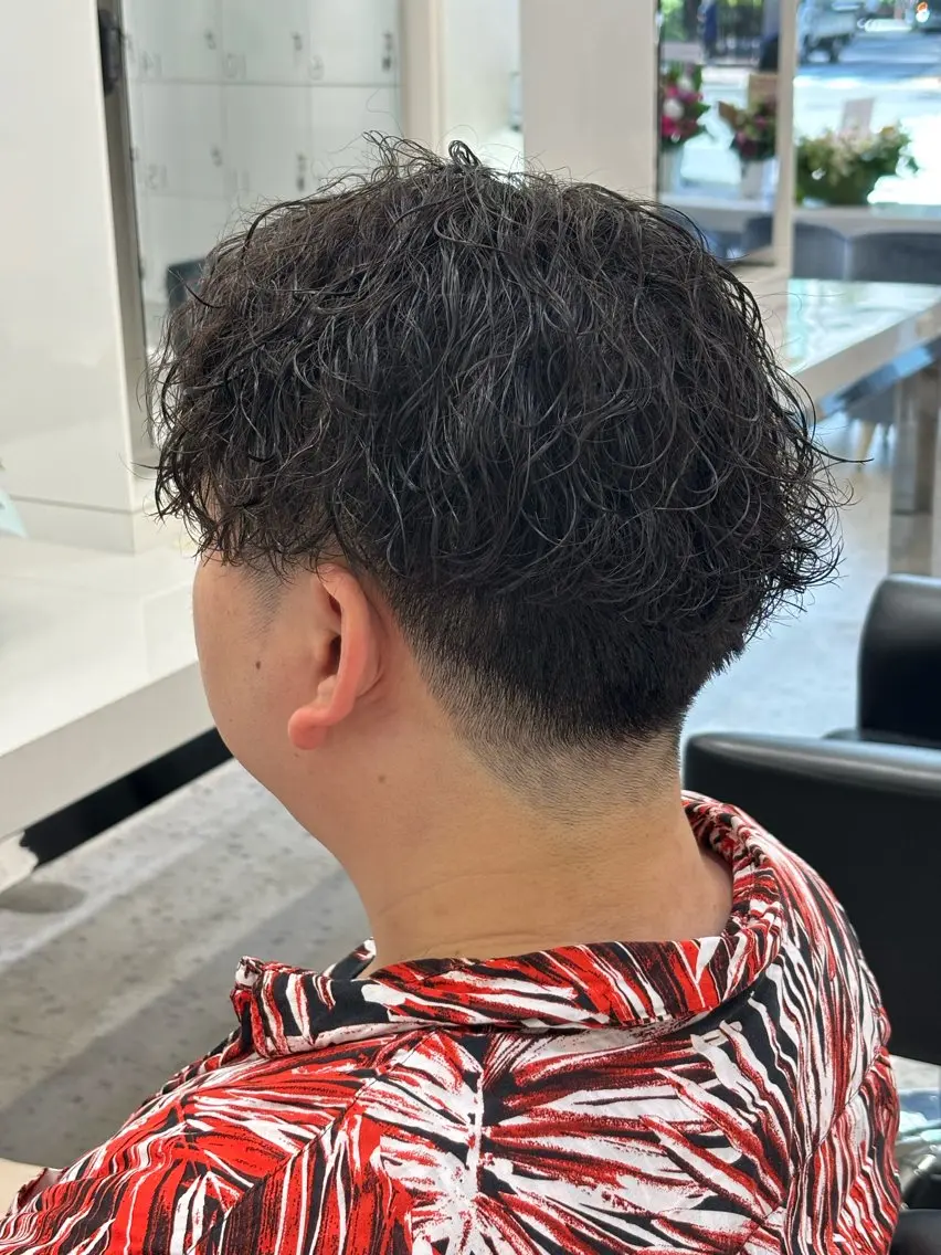 ショート パーマ メンズ 山田 ひかりのヘアスタイル
