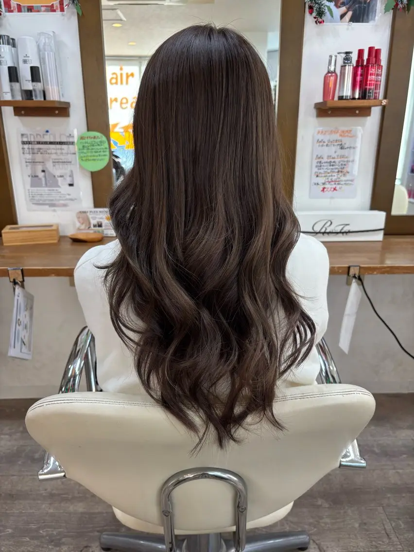 ロング エクステ エクステ 艶カラー🫧/シール エクステRYOKAのヘアスタイル