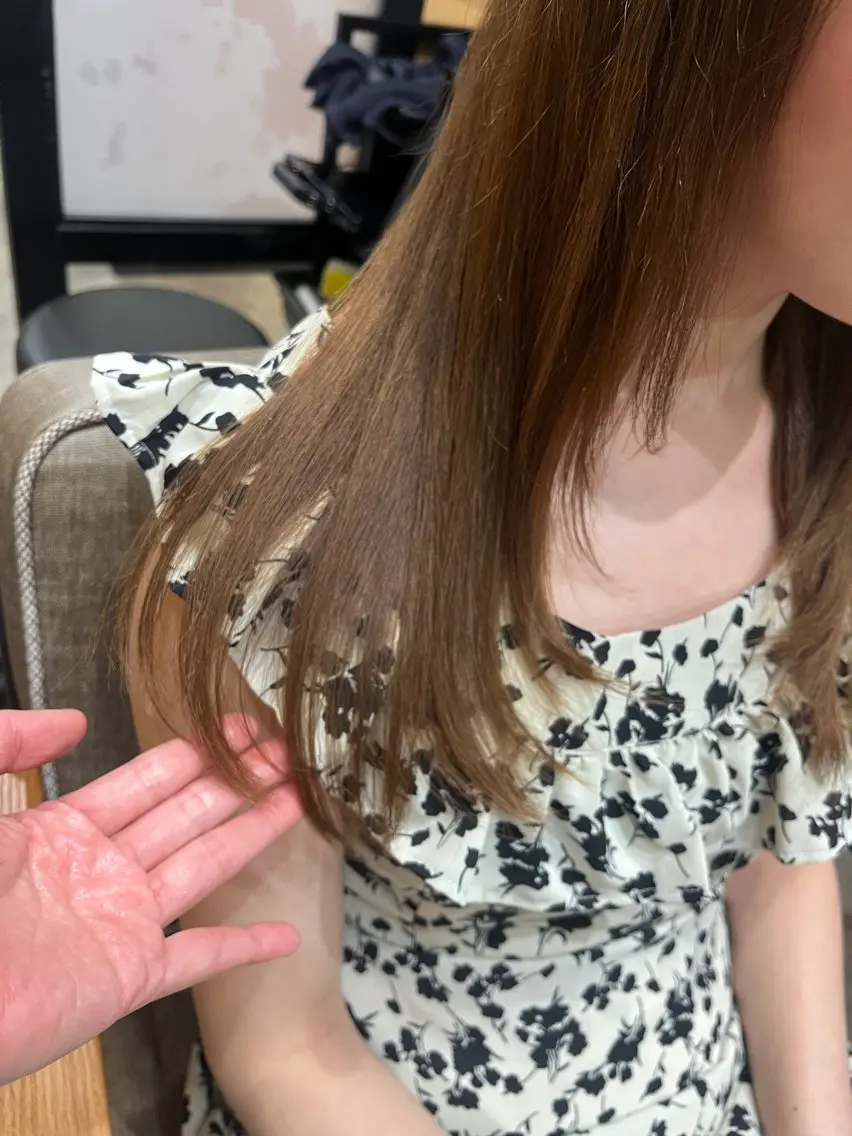 ロング カラー 久木原 ゆりのヘアスタイル