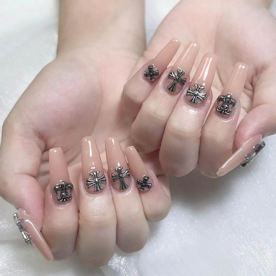 メンズ ネイル 持ち込み シンプルネイル ハンドネイル Nail salon 木にいるのネイルデザイン