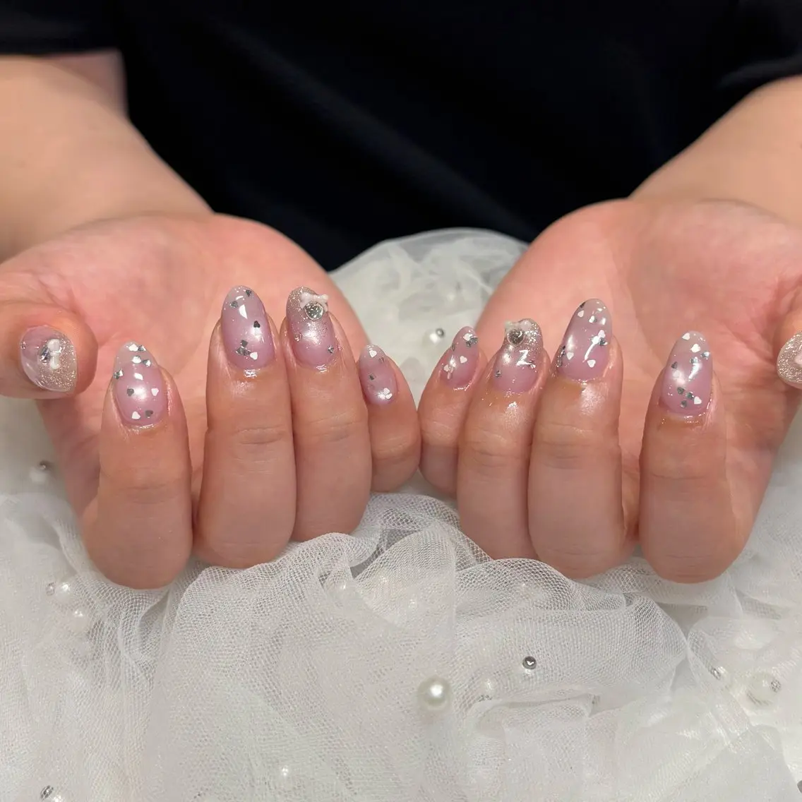 ネイル ハンドネイル 荒巻 めいのネイルデザイン