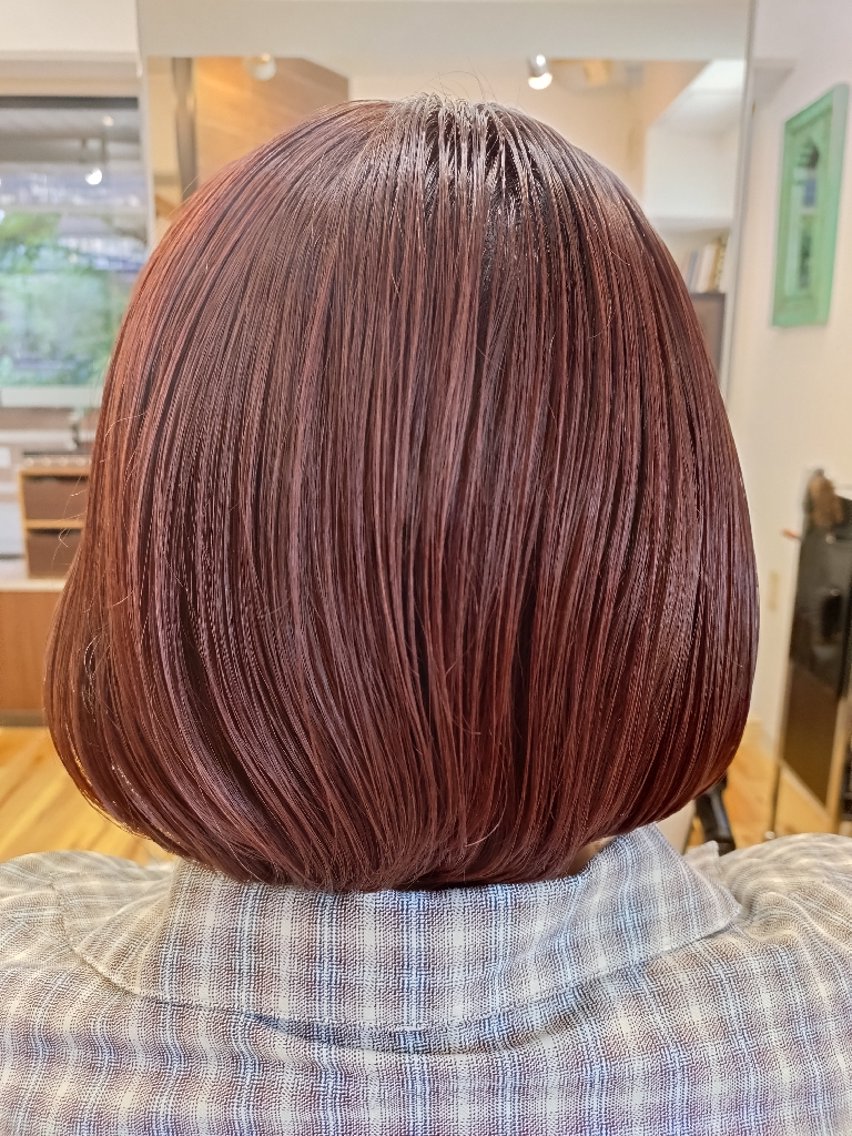 ミディアム カラー カット ヘアカラー 🎖️ボブ特化🎖️ 岡崎武のヘアスタイル