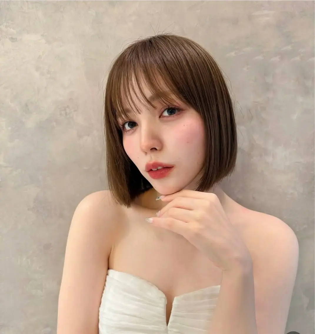 ショート rioカットカラー ♡韓国レイヤーのヘアスタイル