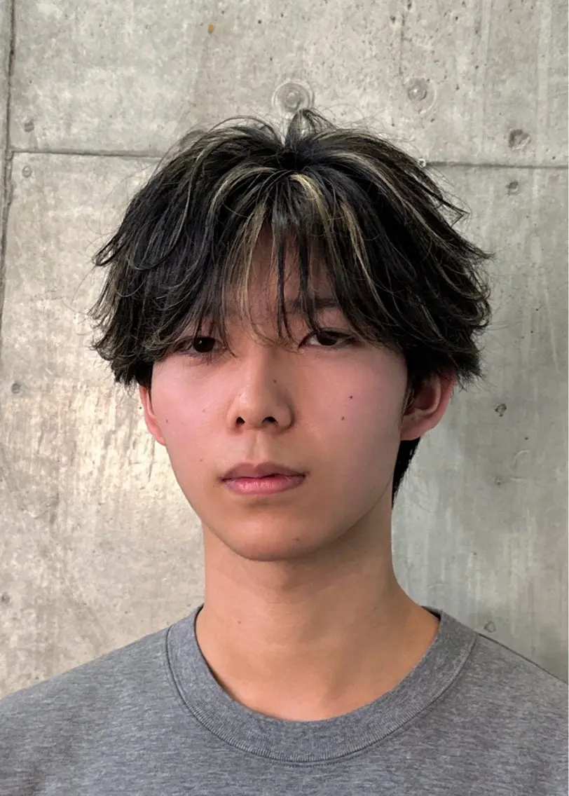 ショート カラー メンズ 中原 祥太のヘアスタイル