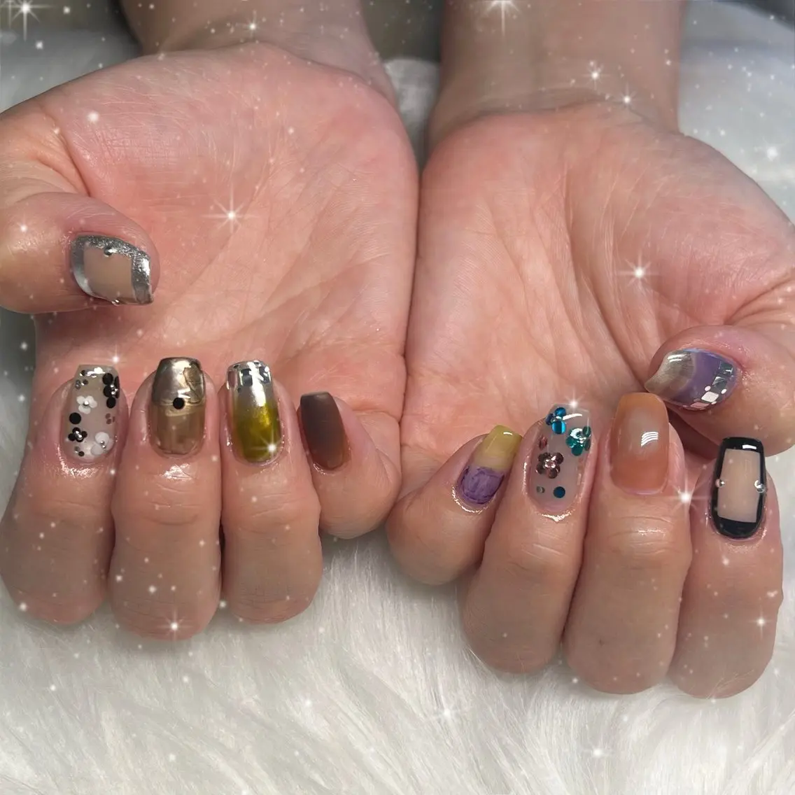 ネイル ハンドネイル spica nail meguのネイルデザイン