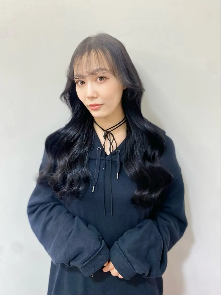 🎀韓国風小顔カット+カラー+オリジナルトリートメント¥12990円)の写真