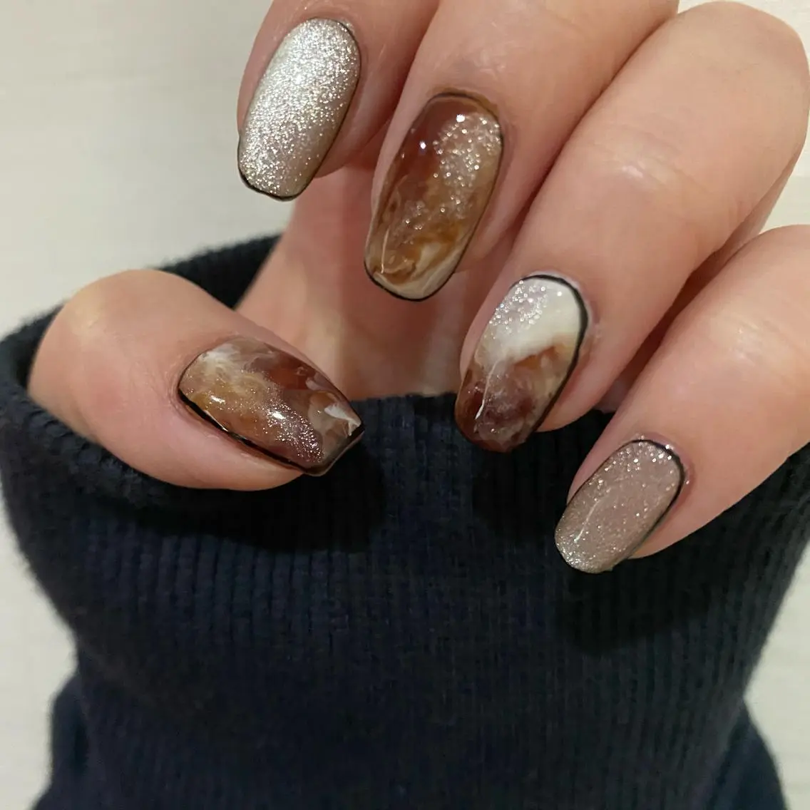 ネイル マグネットネイル ☺︎ NOZOMI☺︎のネイルデザイン