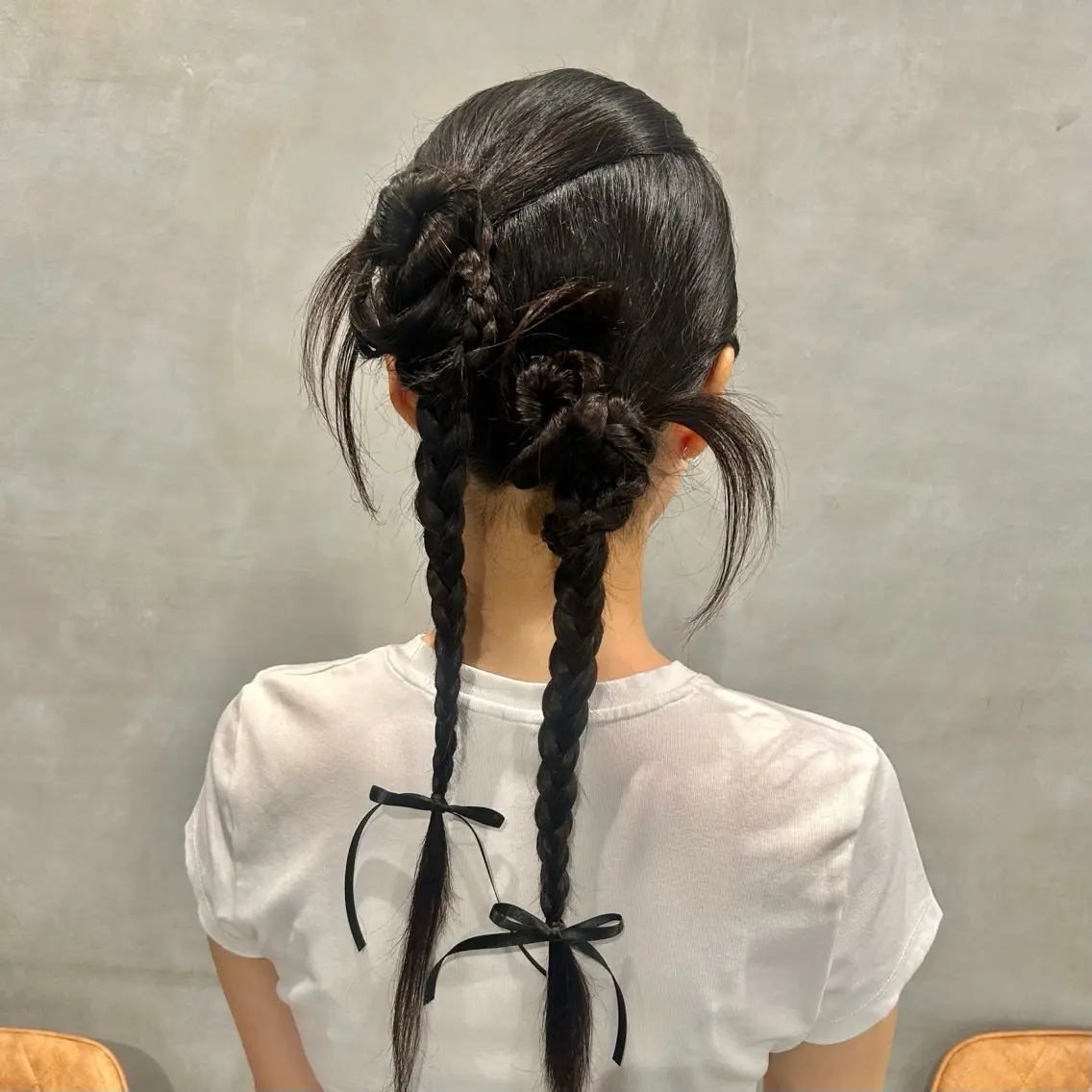 ヘアアレンジ 透明感カラー🫧 ✴︎meiのヘアスタイル