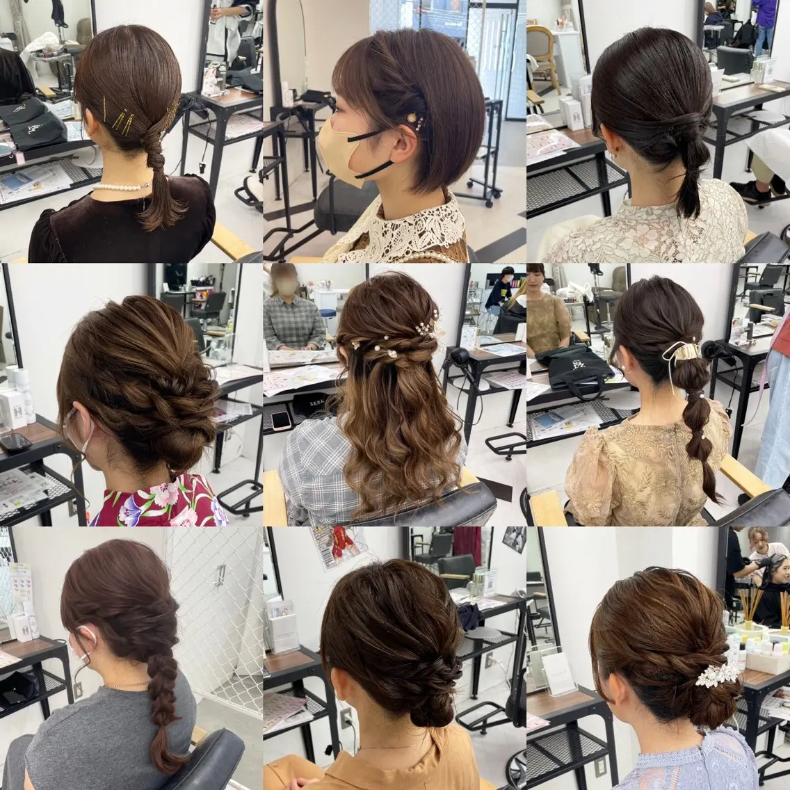 🥂パーティーや結婚式などのお呼ばれにオススメ🥂💫ヘアアレンジ💫の写真