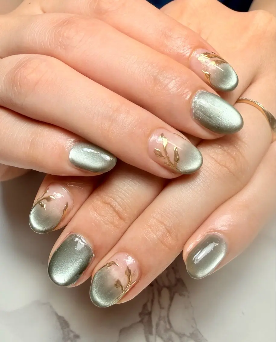 ネイル アートネイル チークネイル フラッシュネイル フラッシュマグ フレンチネイル Mai’s nailのネイルデザイン