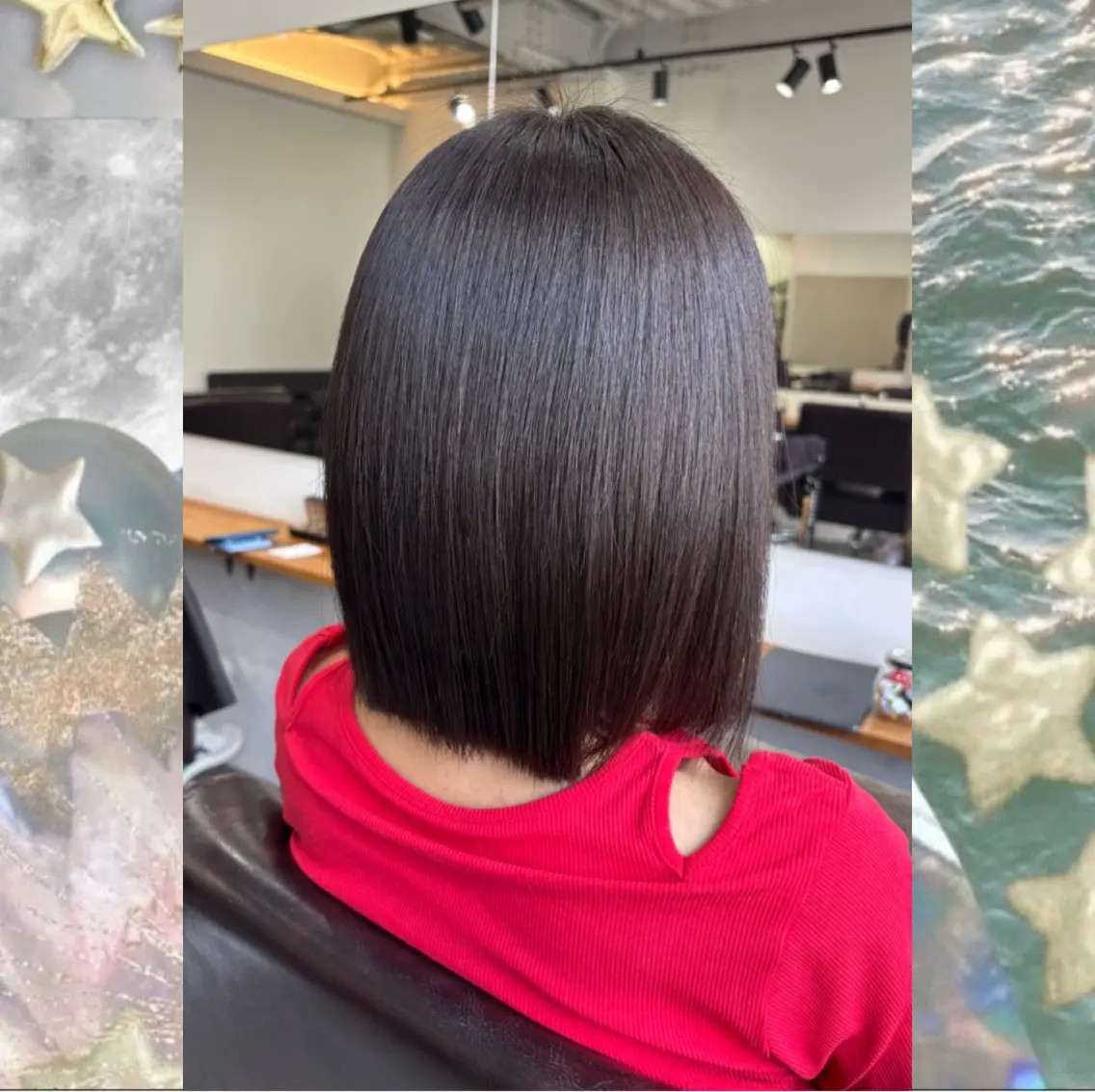 ミディアム カラー カット ヘアカラー 河原 彩心【練習モデル】のヘアスタイル