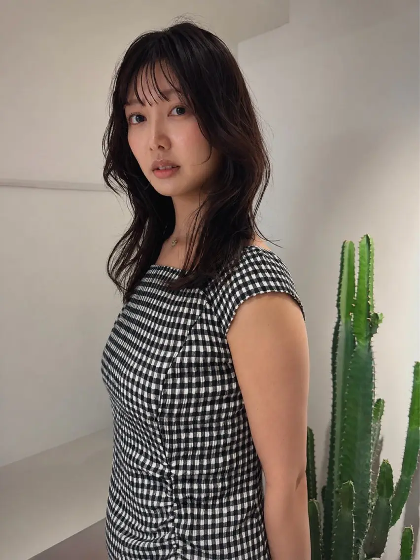 ミディアム ヘアカラー ROSTAR セイゴのヘアスタイル