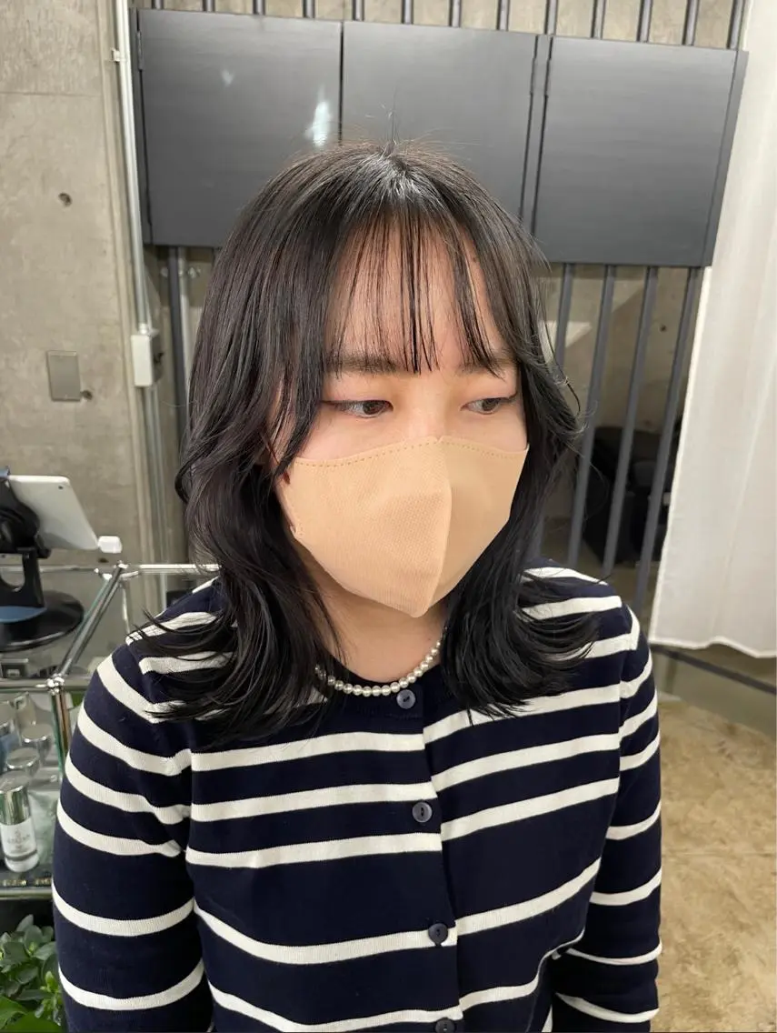 前髪+顔周りメンテナンスカット(シャンプーなし)の写真