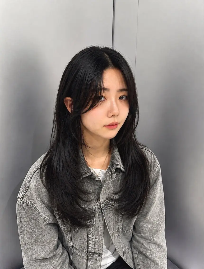 ロング 透明感×エクステ× 前髪,顔周り そうまのヘアスタイル