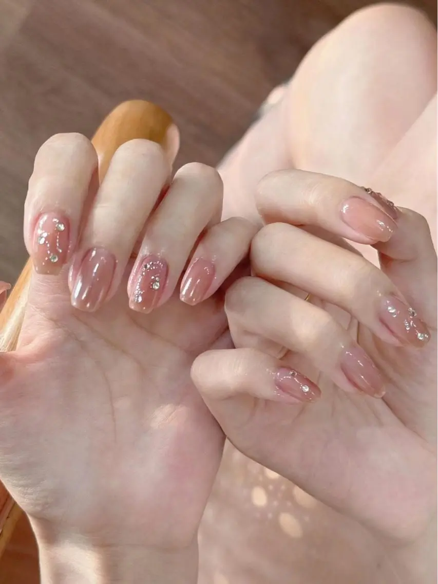 ネイル 韓国ネイル 持ち込み ニュアンスネイル ネイルチップ ROSE ANA CHUO 本川越のネイルデザイン