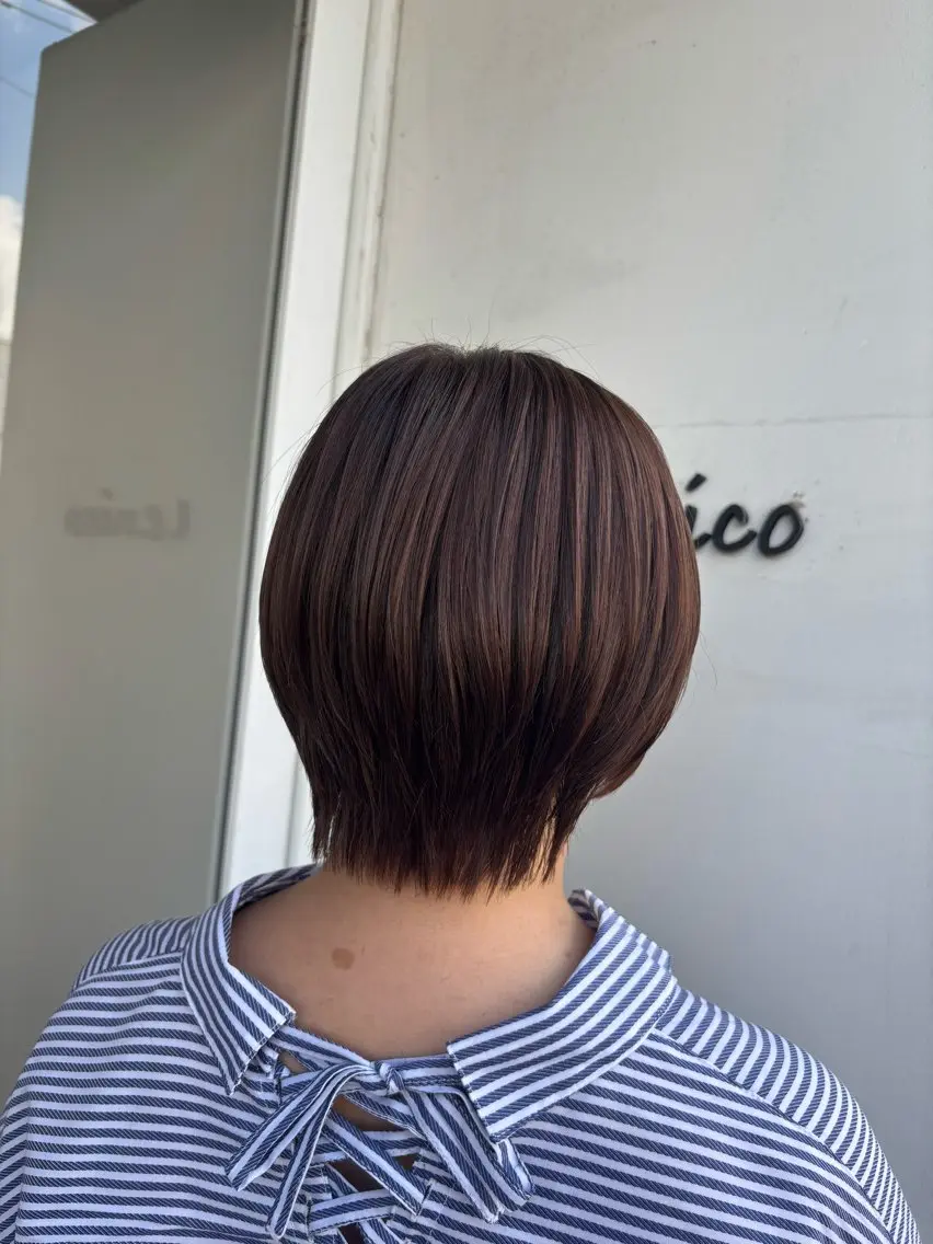 ショート ショートヘア カット 岡本 紗依のヘアスタイル