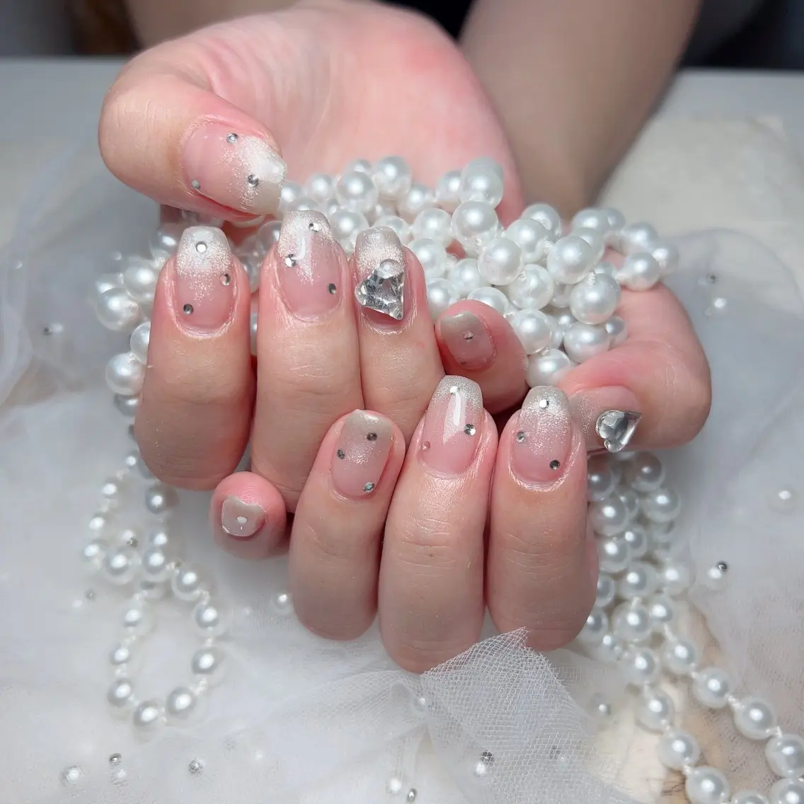 ネイル ハンドネイル M 🌷Nail 長さだし専門店のネイルデザイン