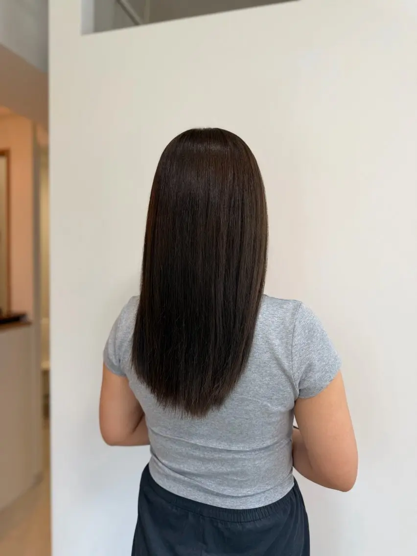 カラー グレージュ オリーブグレージュ オリーブグレー ヘアカラー トリートメント ヘッドスパ 💇🏻‍♀️結/ 川崎美容師のヘアスタイル