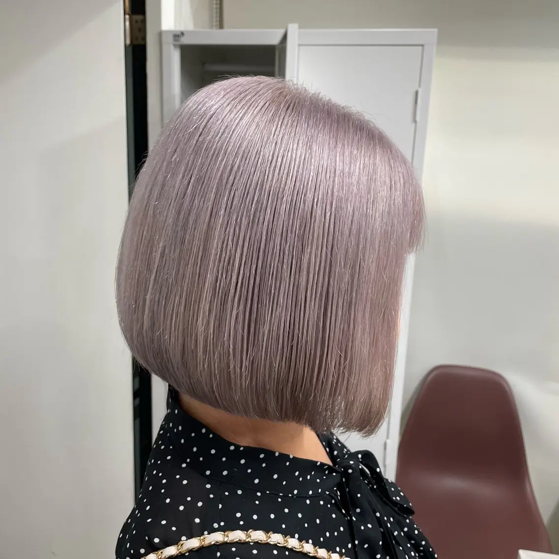 ミディアム ボブ カット ヘアカラー トリートメント 🌟ハイトーン/ボブ /RYOJU🌟のヘアスタイル