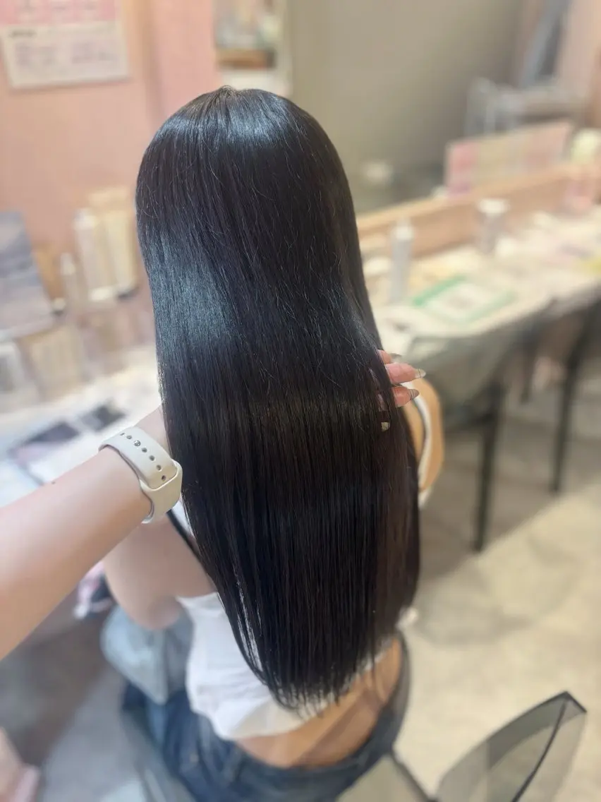 ロング カラー ヘアセット 🎀RINA艶カラー ／大人っぽガーリーのヘアスタイル