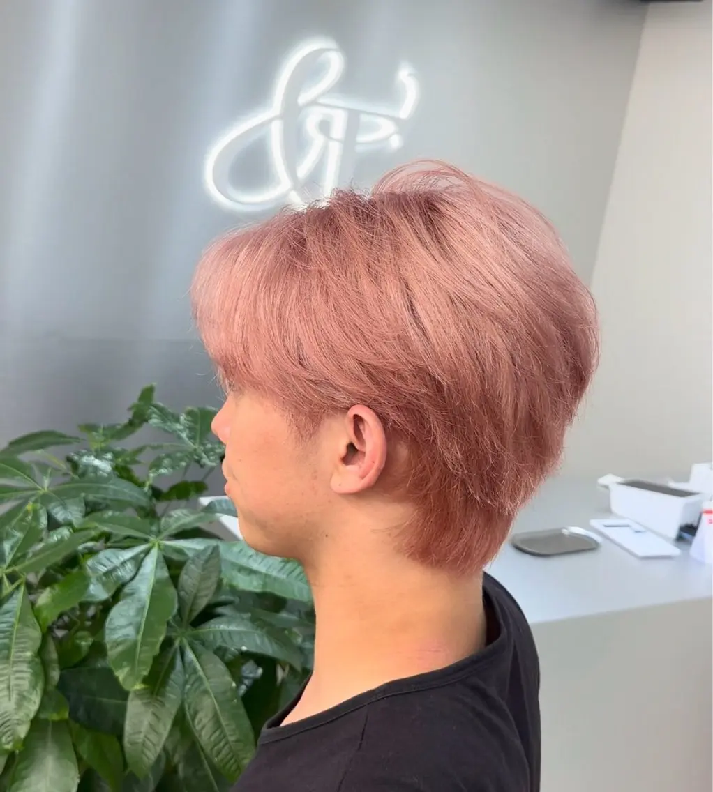 ショート ショートヘア ヘアカラー トリートメント 飯星/池袋/透明感 カラー/縮毛矯正特化のヘアスタイル