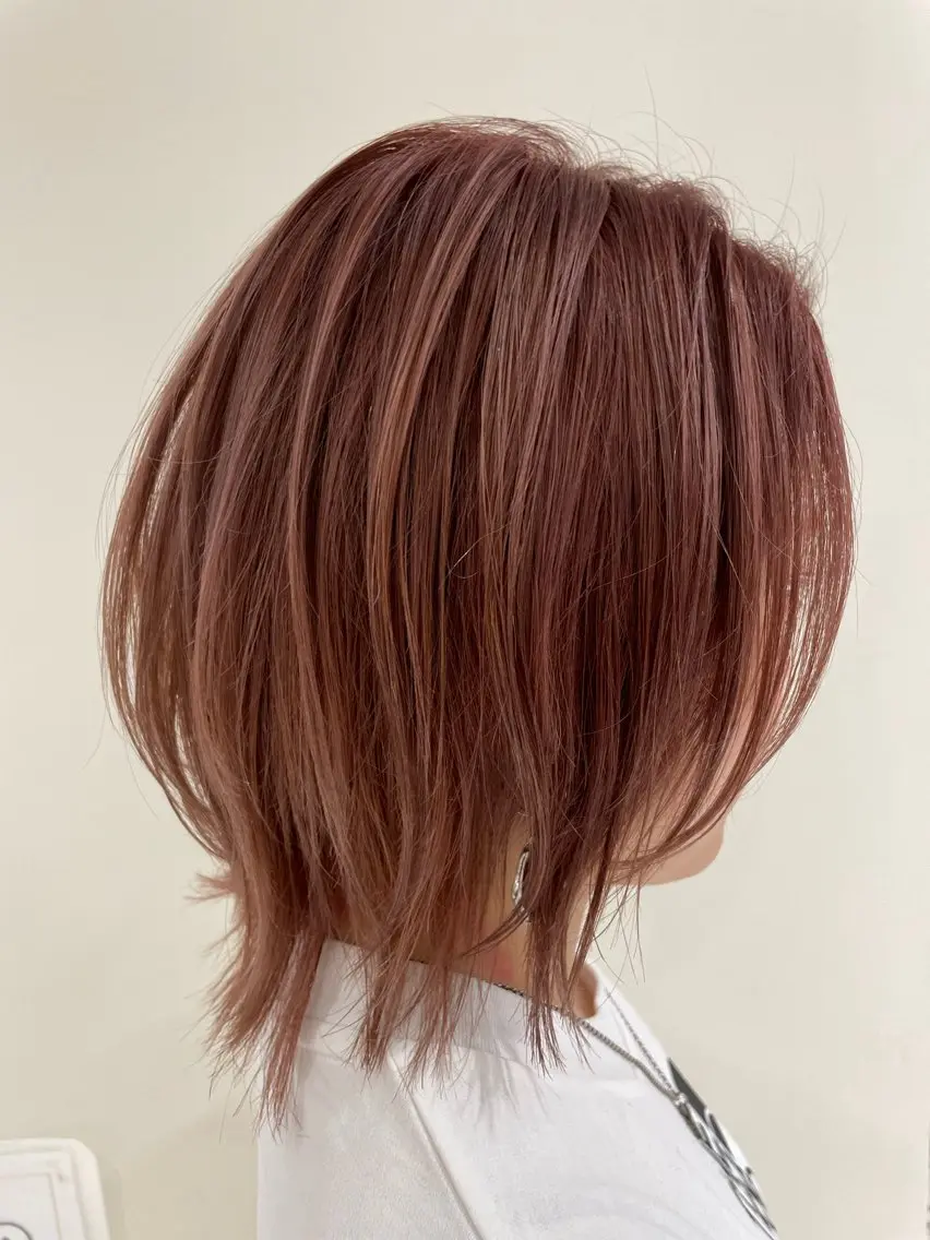 ショート カラー ヘアカラー トリートメント Ma ruのヘアスタイル