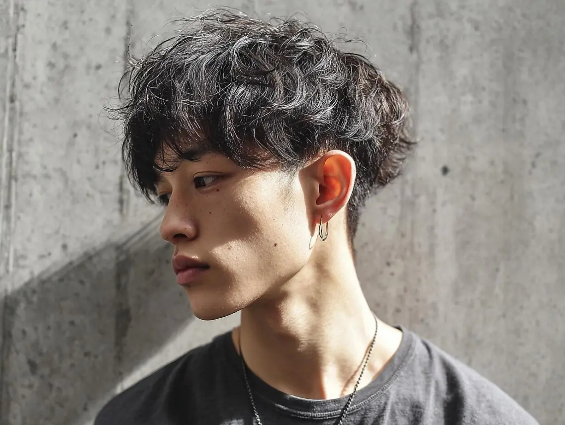 【人気No.1】メンズカット＋パーマ ¥7,980の写真