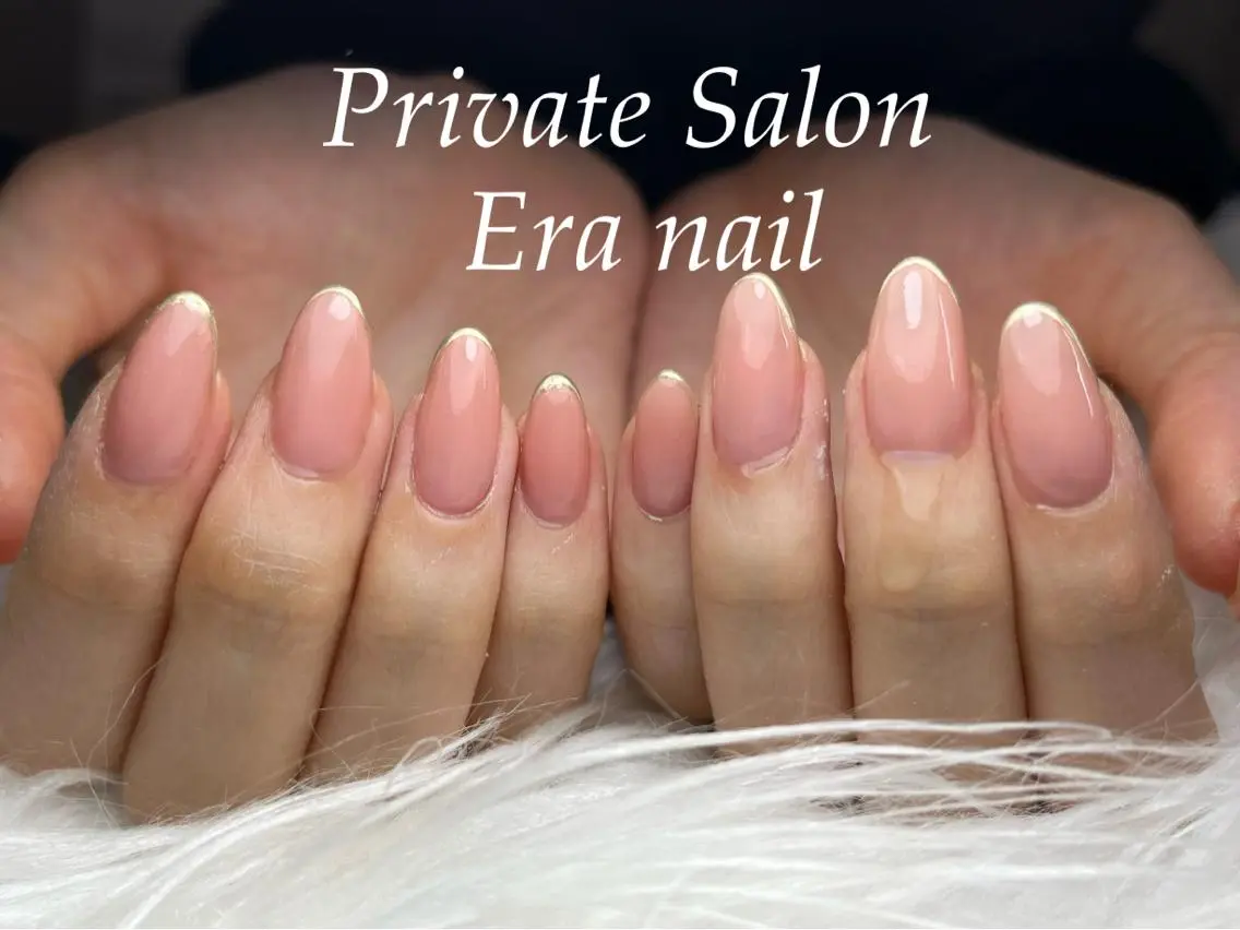 ネイル フレンチネイル ミラーネイル Era nailのネイルデザイン
