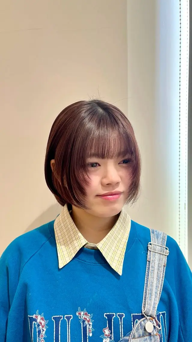ショート 顔周りカット レイヤーカット カット BASSA立川🌱 Bitouのヘアスタイル