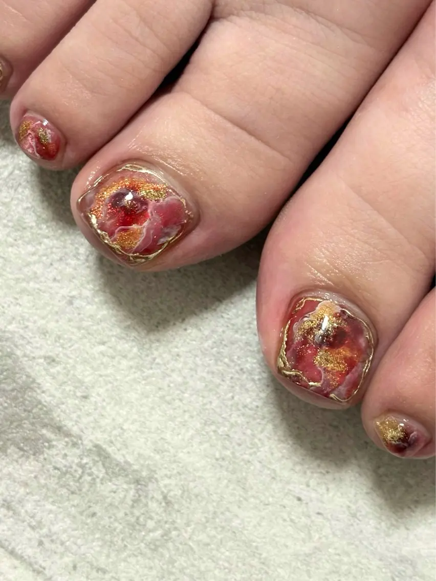 ネイル フットネイル FIORITURA Maikoのネイルデザイン