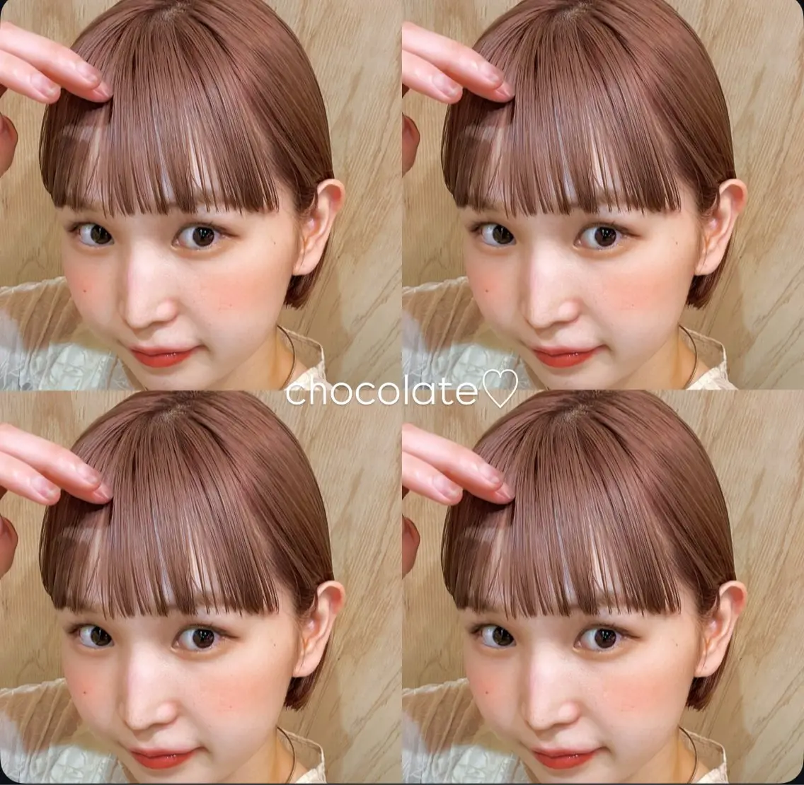 ショート カラー ブリーチ ピンクカラー 暖色/柔らかベージュ 🐈ayano♡のヘアスタイル