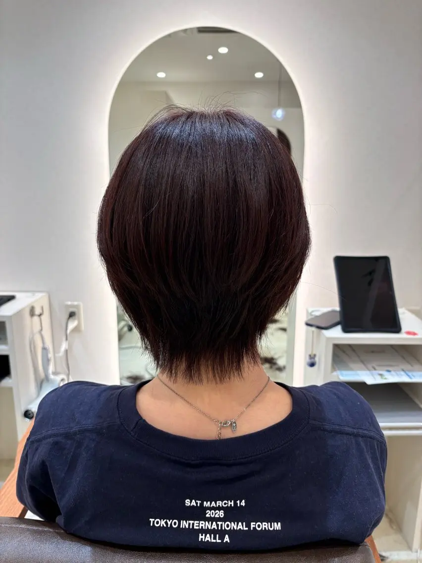 ショート ゆうな VISAGE dioのヘアスタイル