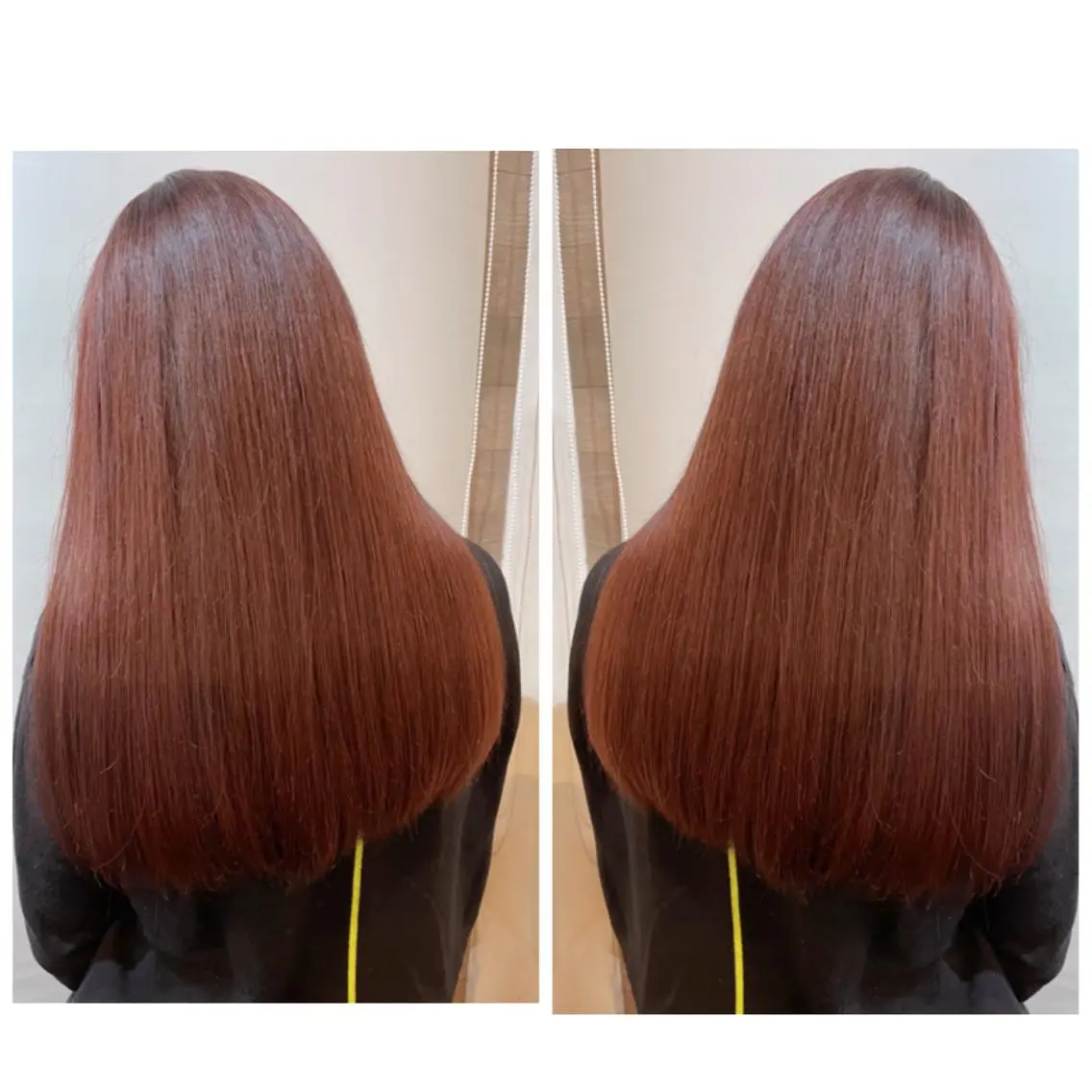 ロング カラー バレイヤージュ ブラウンカラー ココアブラウン デザインカラー グラデーションカラー カット ヘアカラー 京都大人女性ショート 徒歩1分/秋山のヘアスタイル